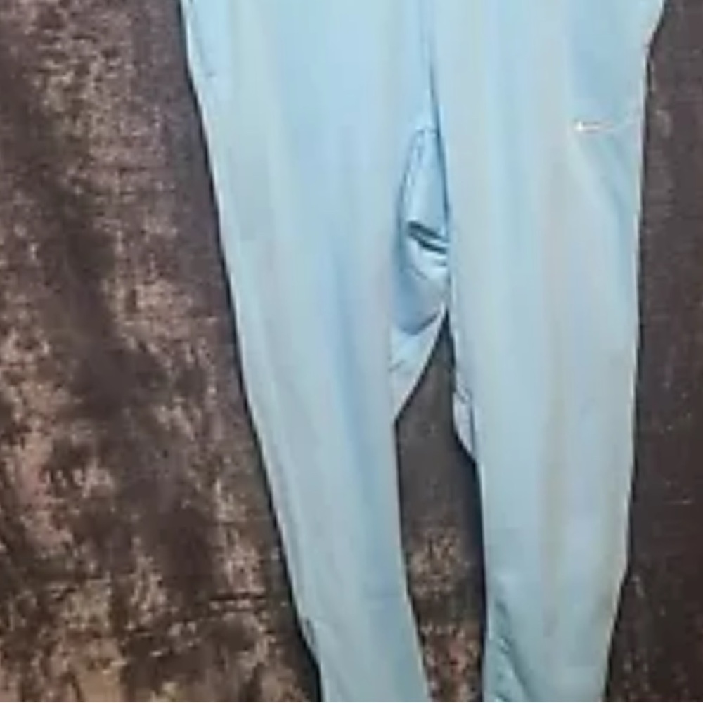 Men's L Nike Tapered Leg Fleece Lined Jogger Pants Baby Blue - NEW